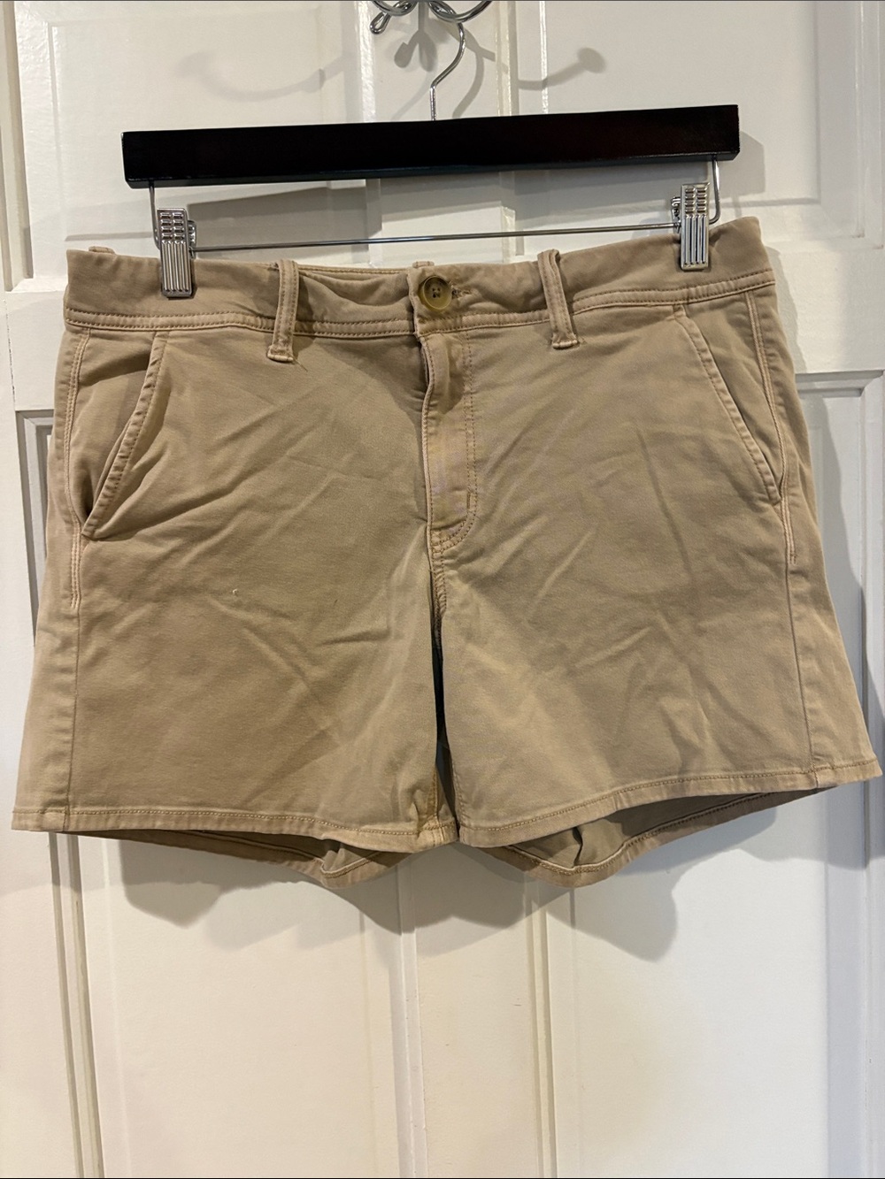 American Eagle Outfitters Tan Cotton Chino Shorts